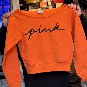 PINK Victoria's Secret Vibrant Orange Top